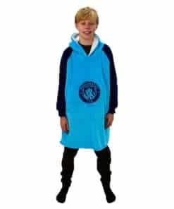 Manta con capucha Manchester City FC de gran tamaño, súper