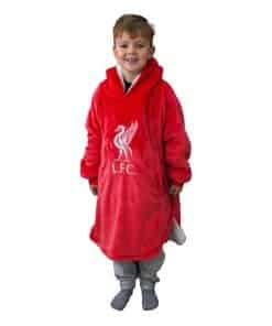 Manta con capucha Liverpool FC oficial de gran tamaño,