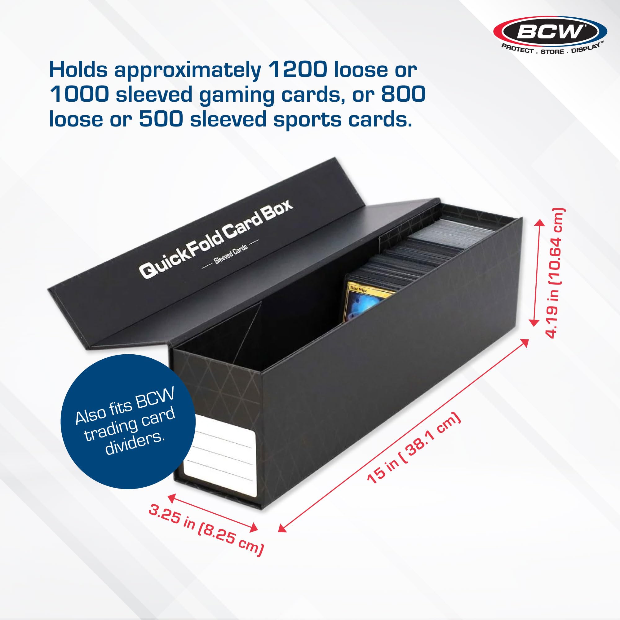 BCW Cajas de Cartón QuickFold para Tarjetas con Fundas - - Imagen 4
