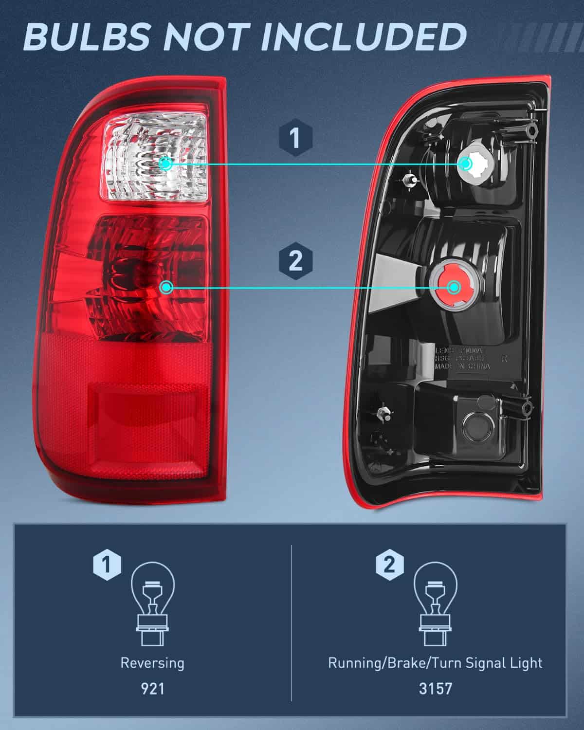 Juego de ensamblaje de luces traseras Nilight compatible - Imagen 3