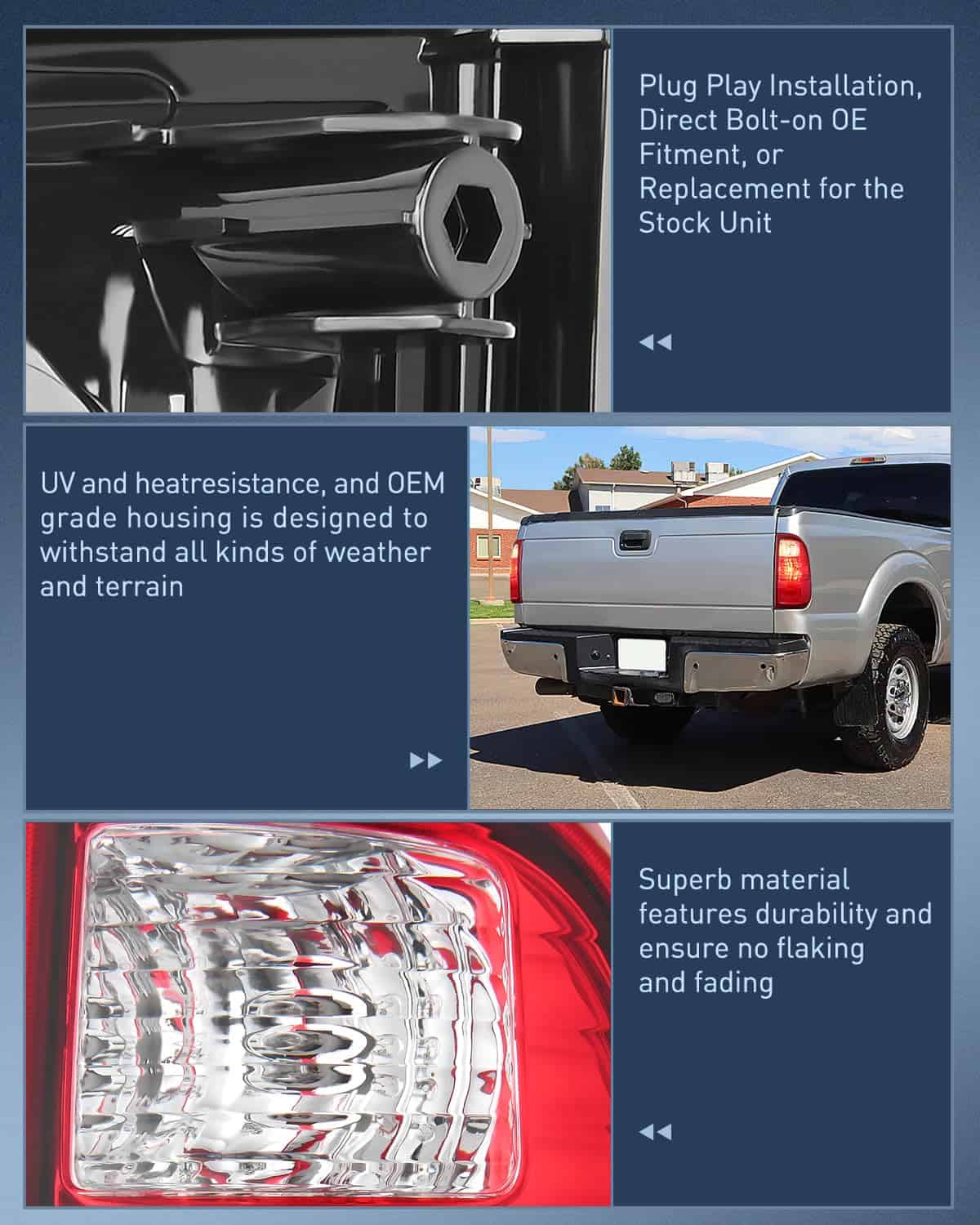 Juego de ensamblaje de luces traseras Nilight compatible - Imagen 6