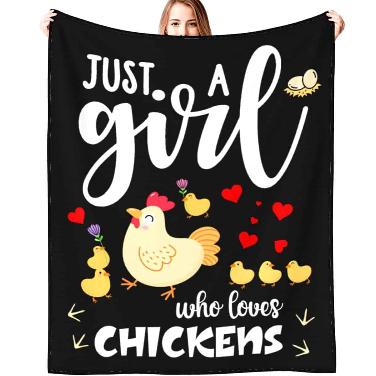 Manta de Pollo de Franela Suave y Linda Manta de - Imagen 4