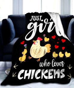 Manta de Pollo de Franela Suave y Linda Manta de