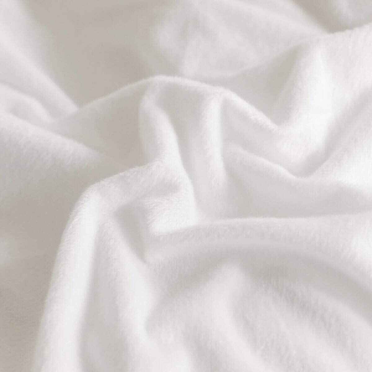 Fundas de edredón de piel sintética blanca HAIHUA para cama - Imagen 10