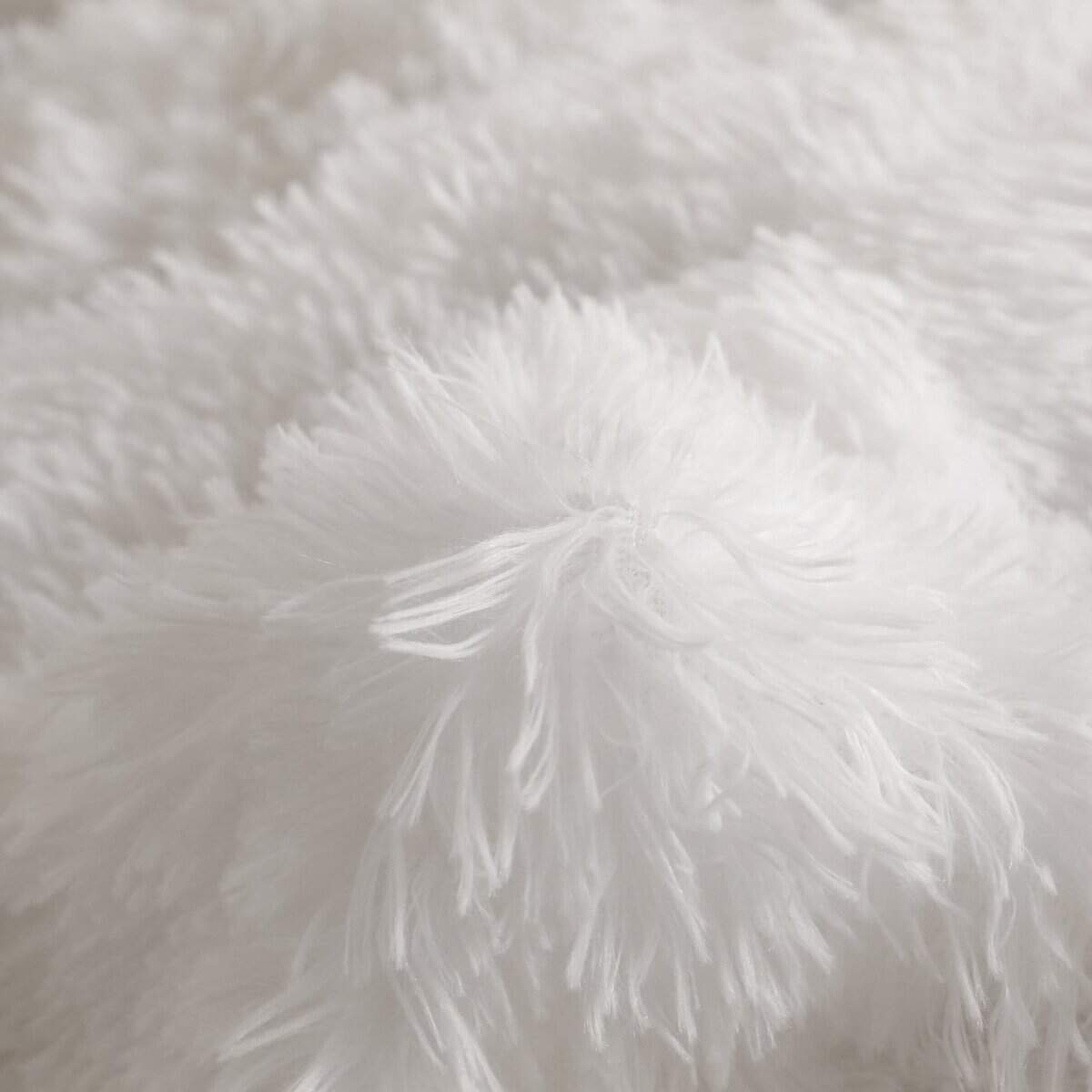 Fundas de edredón de piel sintética blanca HAIHUA para cama - Imagen 8