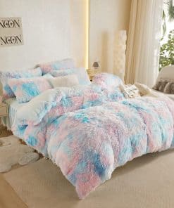 Cubierta de edredón esponjosa, conjunto de 1 pieza de