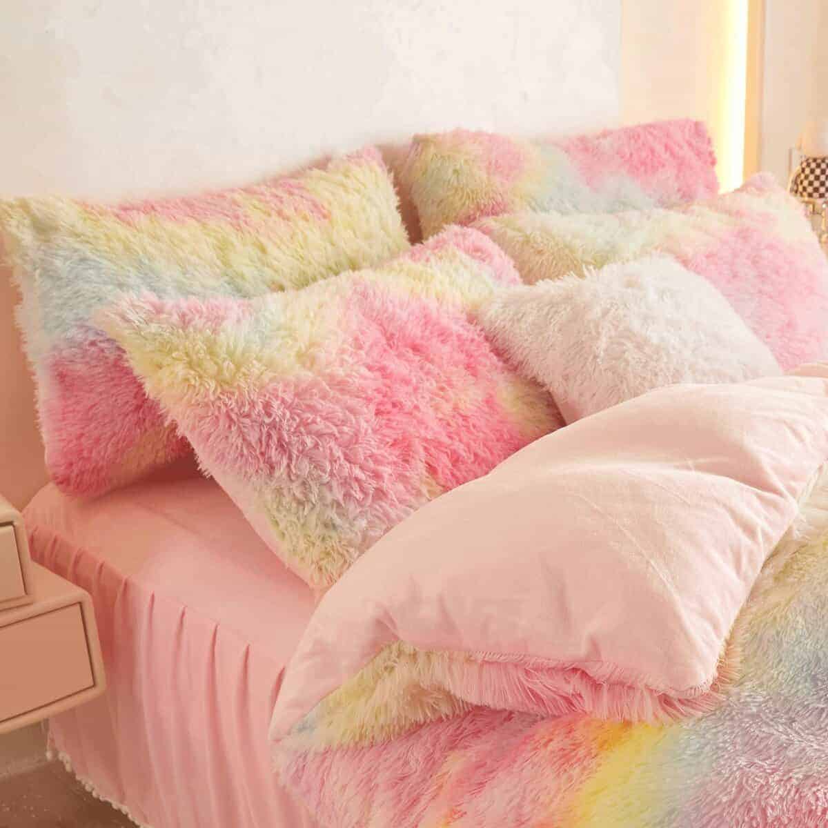 Juego de Funda de Edredón de Piel Sintética HAIHUA para - Imagen 5