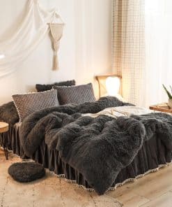 Juego de Funda de Edredón Peluda y Esponjosa de HAIHUA,