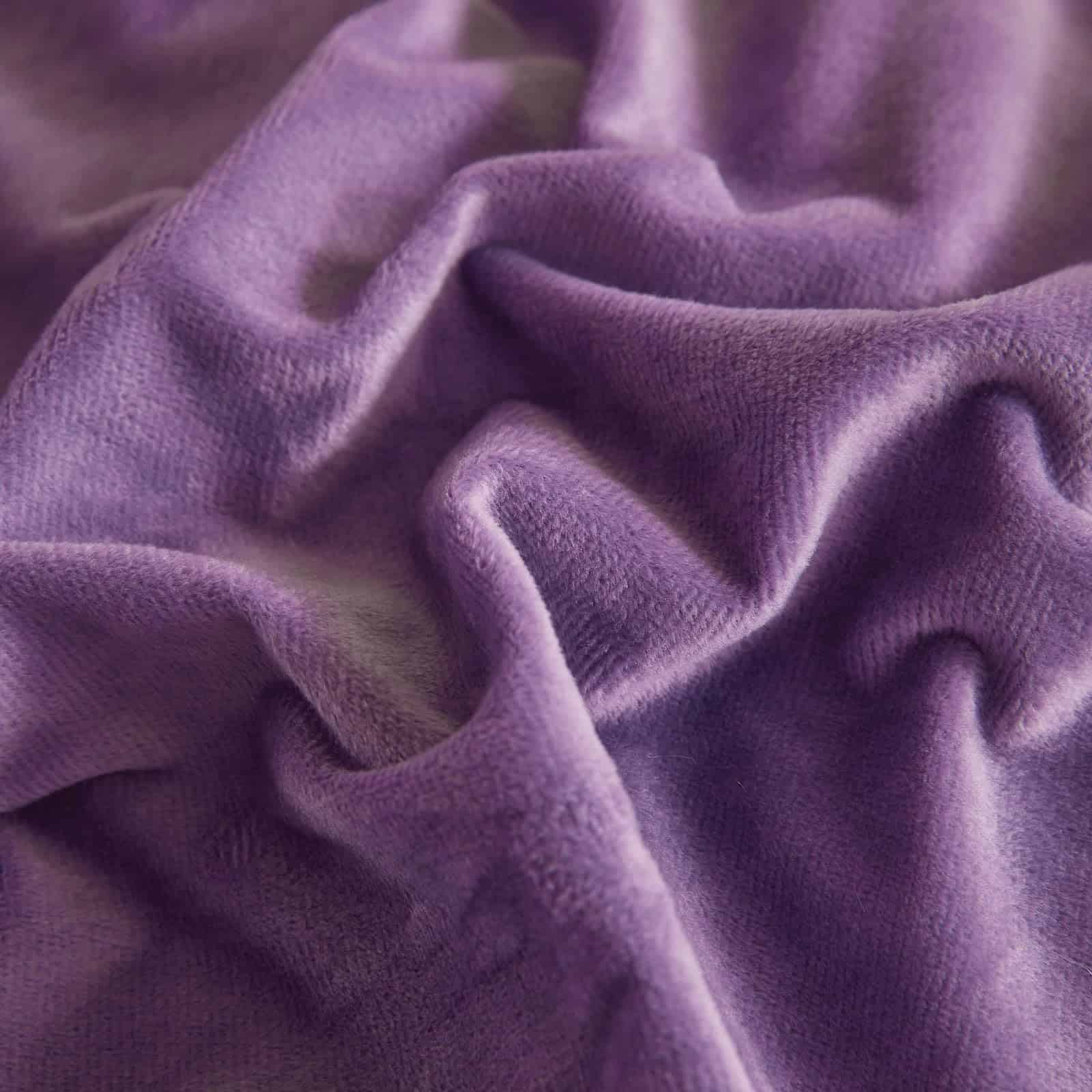 Juego de Funda de Edredón de Piel Sintética Morado HAIHUA - Imagen 10