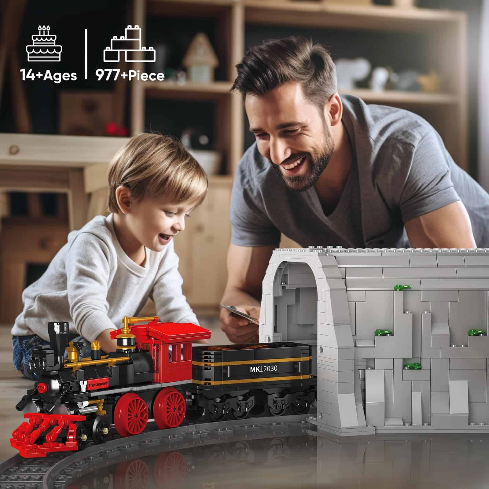 Mould King 12030 Juguete de Construcción de Tren, Tren de - Imagen 6