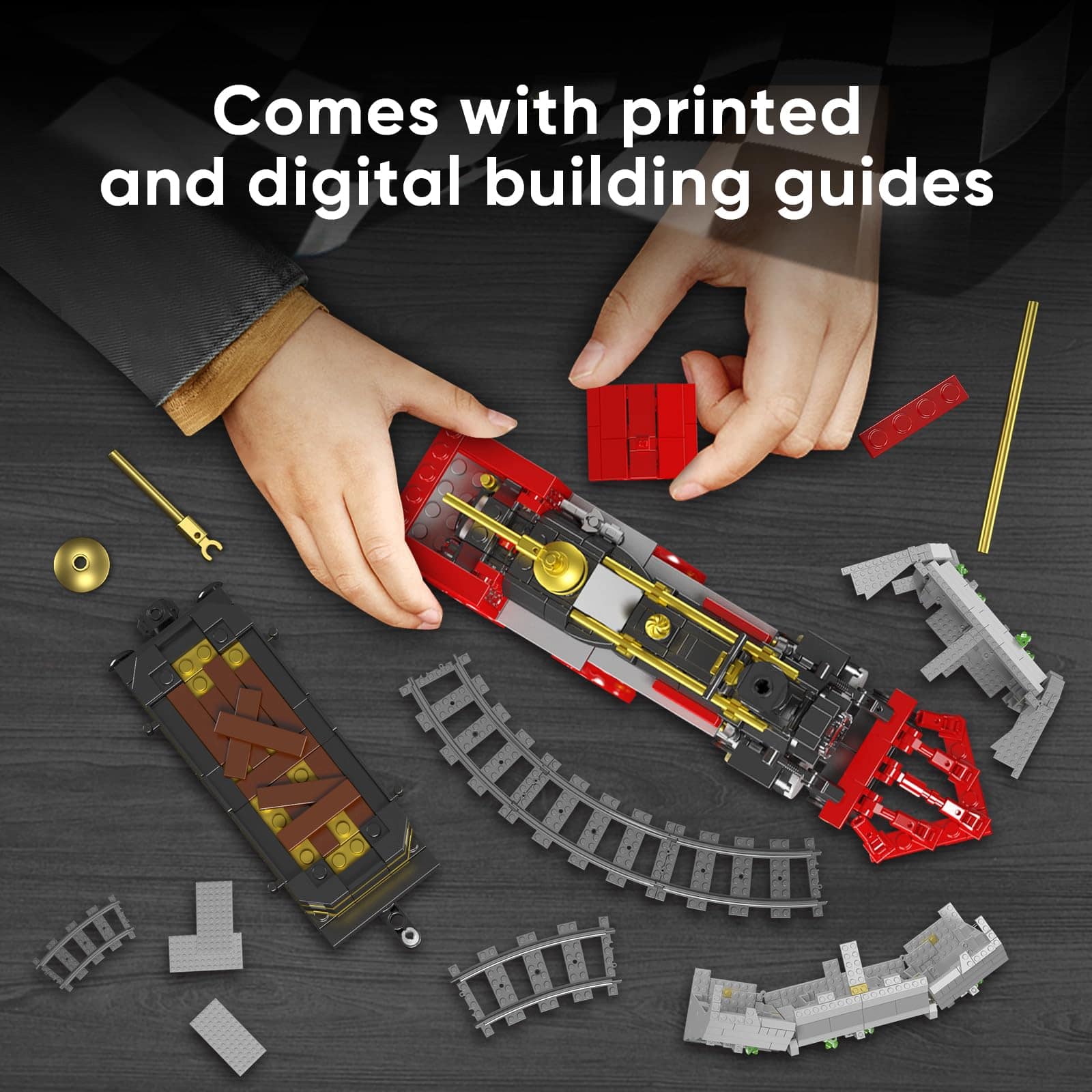 Mould King 12030 Juguete de Construcción de Tren, Tren de - Imagen 5