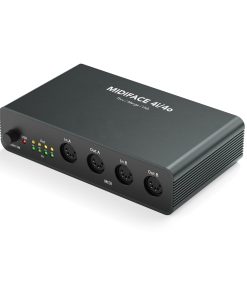 Caja de Interfaz Triple-MIDI Profesional 4X4 Tittron -