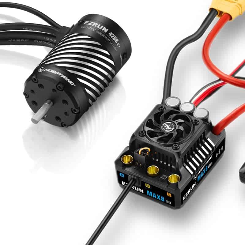 Combo HOBBYWING EZRUN MAX8 G2S (MAX8 G2S 4268/2500KV G2)