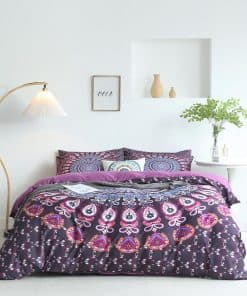 Juego de Funda de Edredón con Estampado de Mandala 3D 2