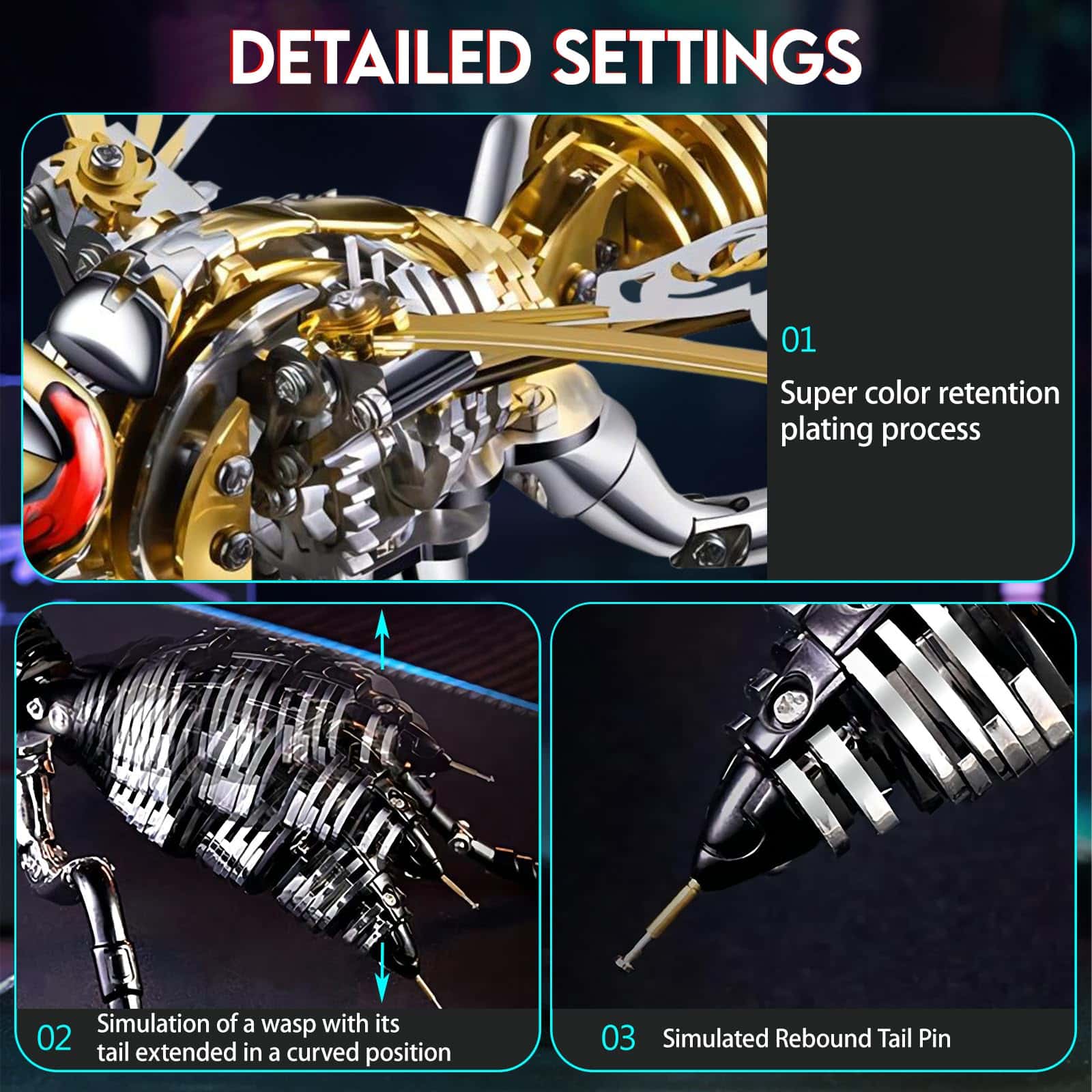 Rompecabezas metálicos 3D para adultos, Rompecabezas - Imagen 5