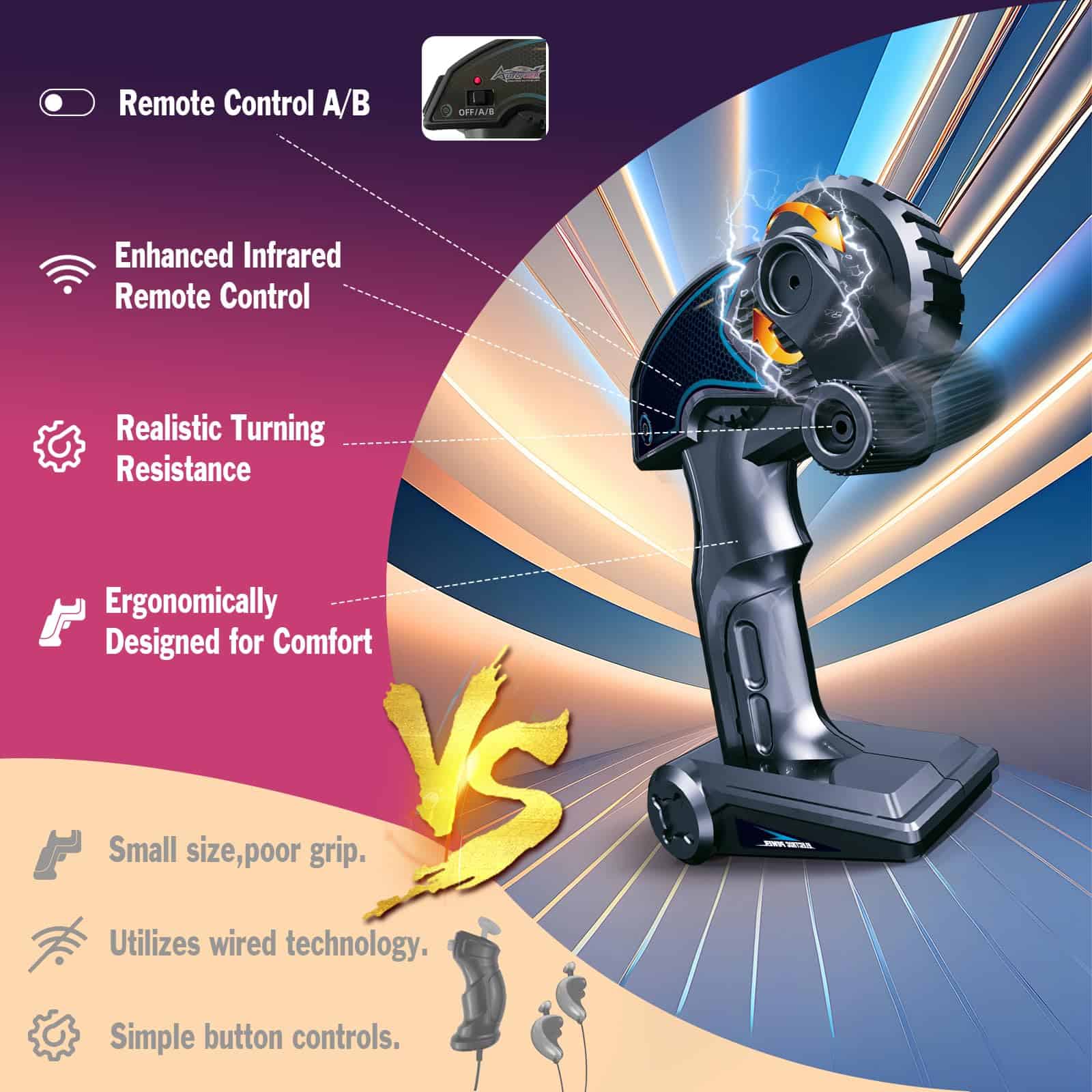 Juego de Pista de Carreras de Autos a Escala Eléctrica con - Imagen 5
