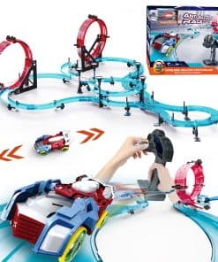 Juego de Pista de Carreras de Autos a Escala Eléctrica con