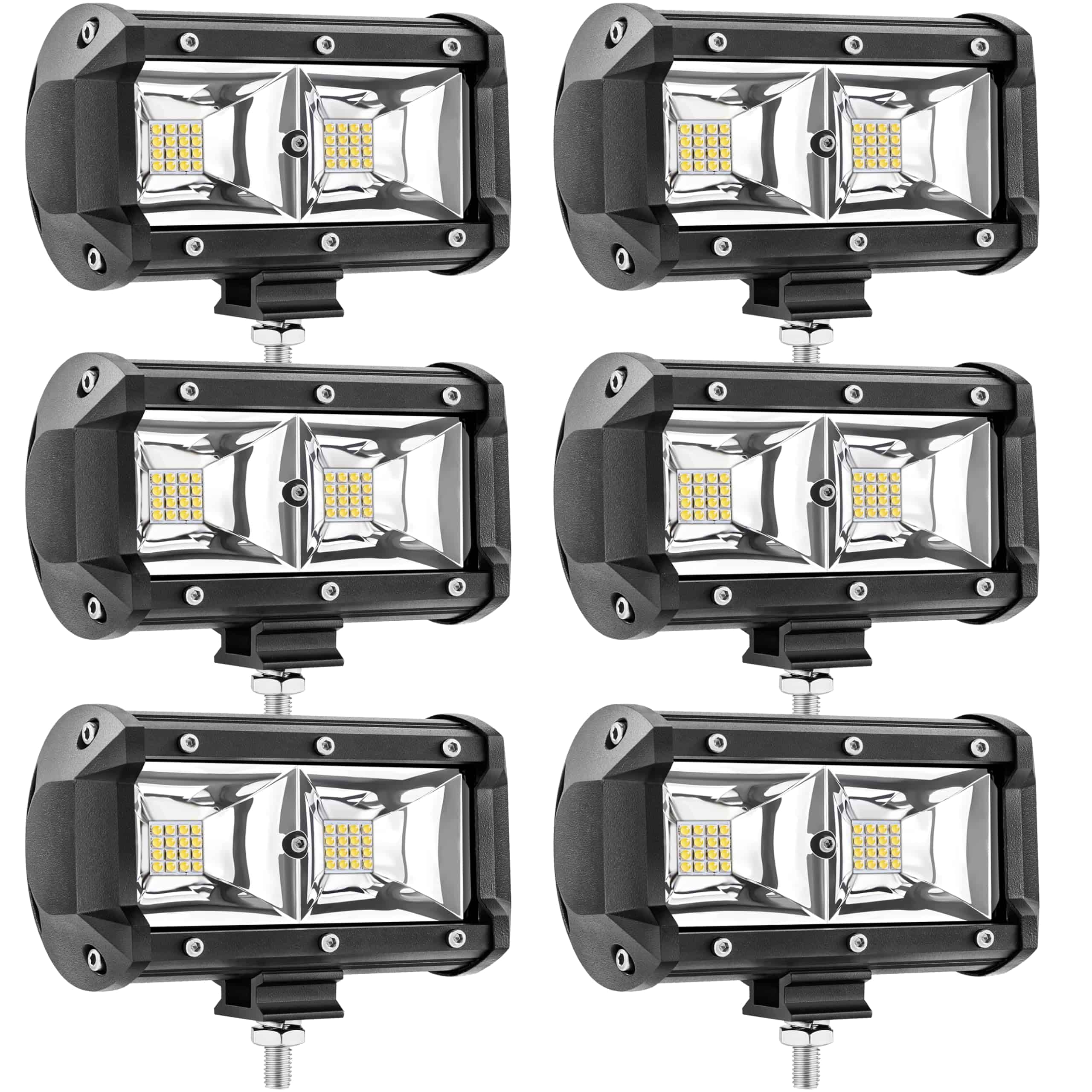 Luces de trabajo LED para inundaciones, 5 pulgadas LED