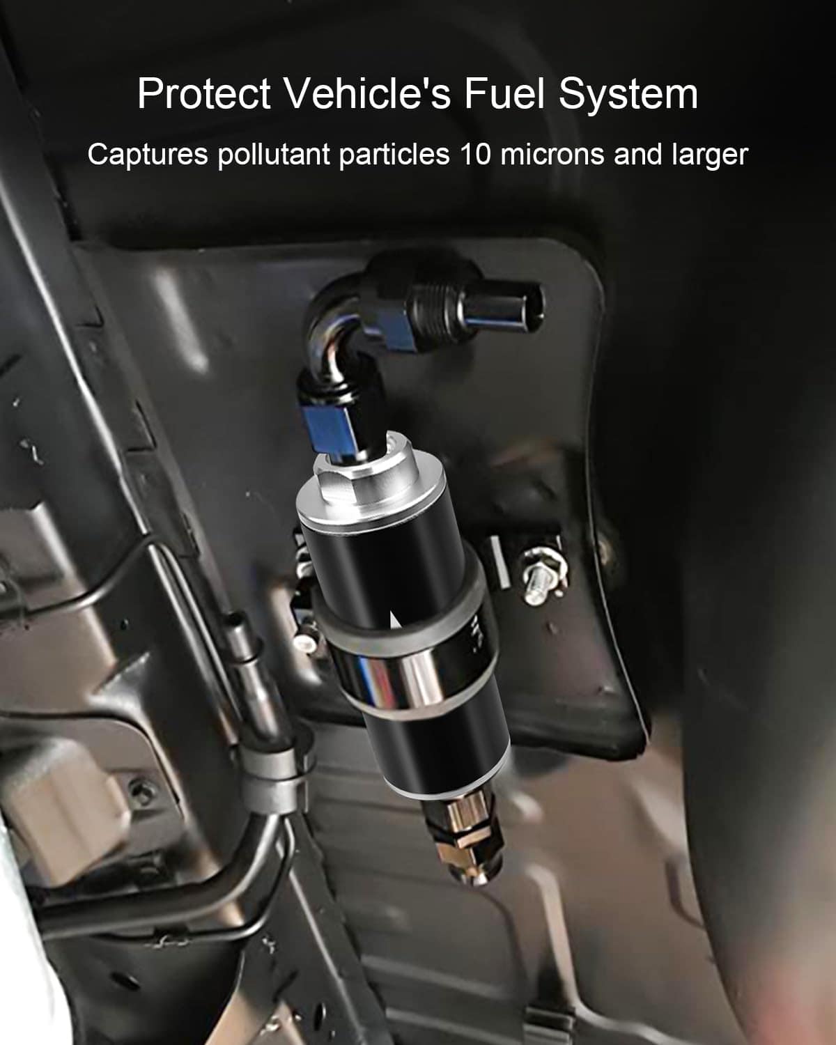 Filtro de Combustible en Línea QNHEAY de 10 Micrones con - Imagen 4