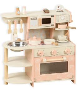 Cocina de Juguete de Madera para Niños de -Rosa
