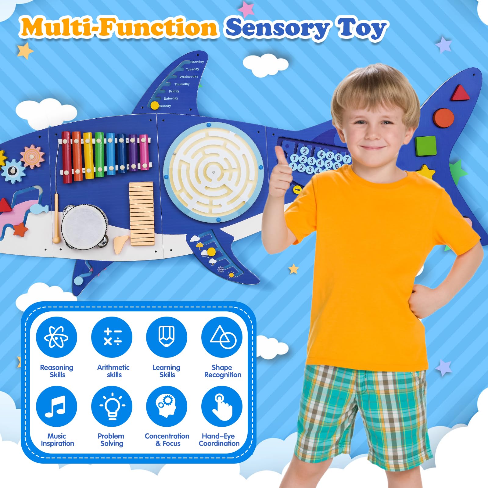 Tablero de Actividades Weihnacht Activity Wall Busy Board - Imagen 4