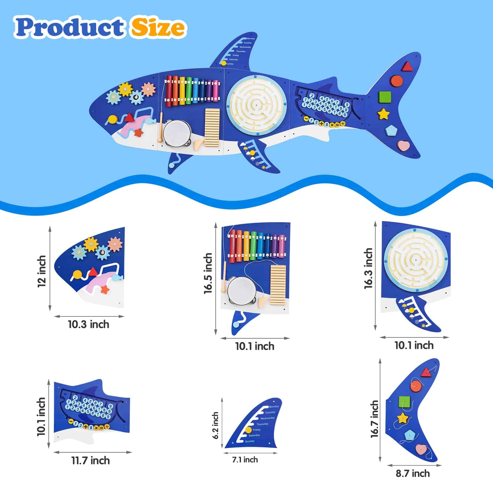 Tablero de Actividades Weihnacht Activity Wall Busy Board - Imagen 8