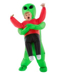 Disfraz de Alien Rojo para Niños, Disfraz Inflable de Alien