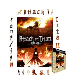 Puzzle de madera Crafthub Attack on Titan para Adultos -