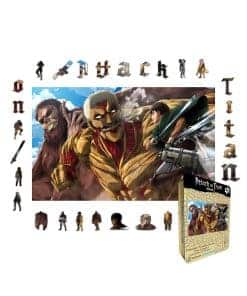 Rompecabezas de madera Attack on Titan de Crafthub para