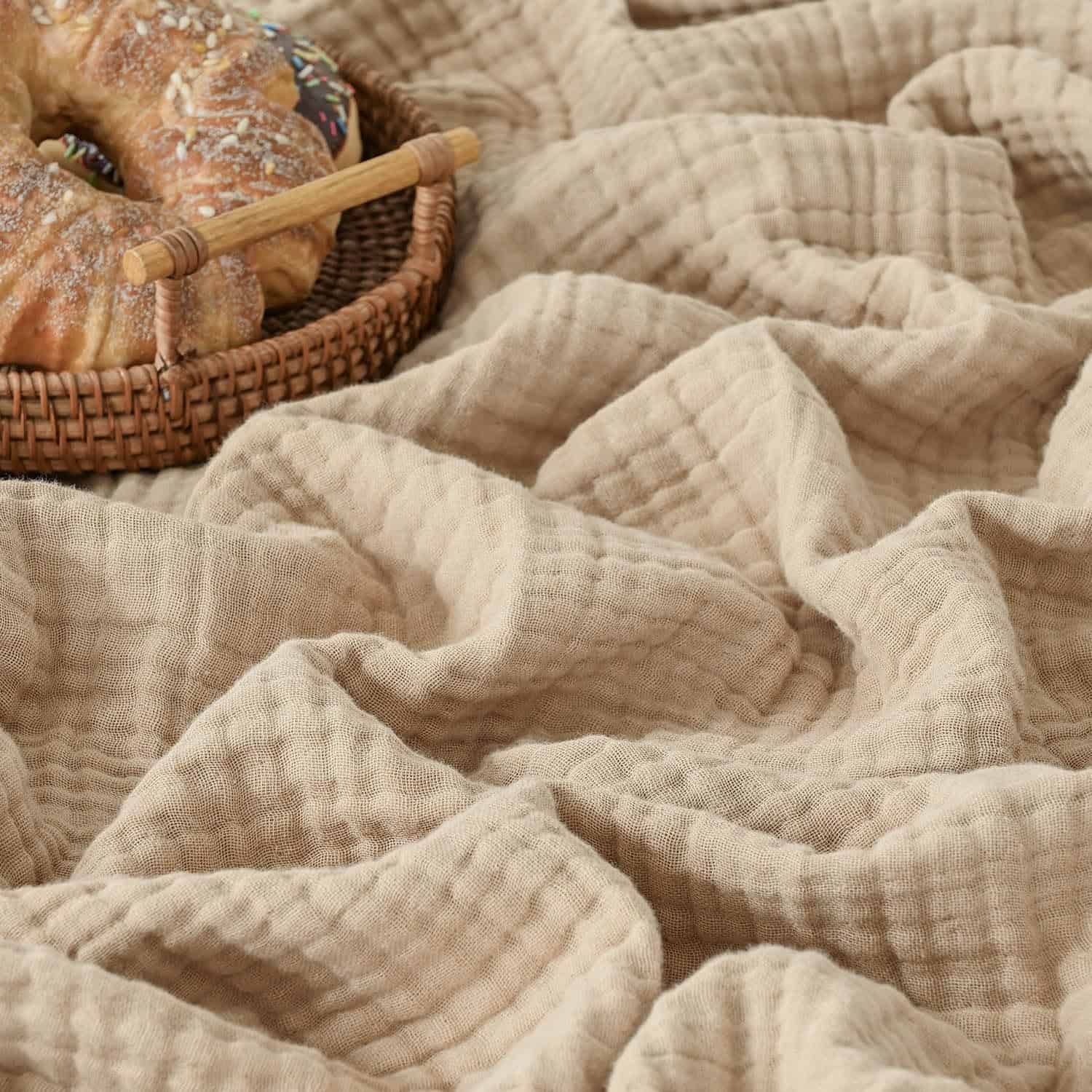 Manta de Muselina Esterra Tamaño Twin Acogedora Cálida