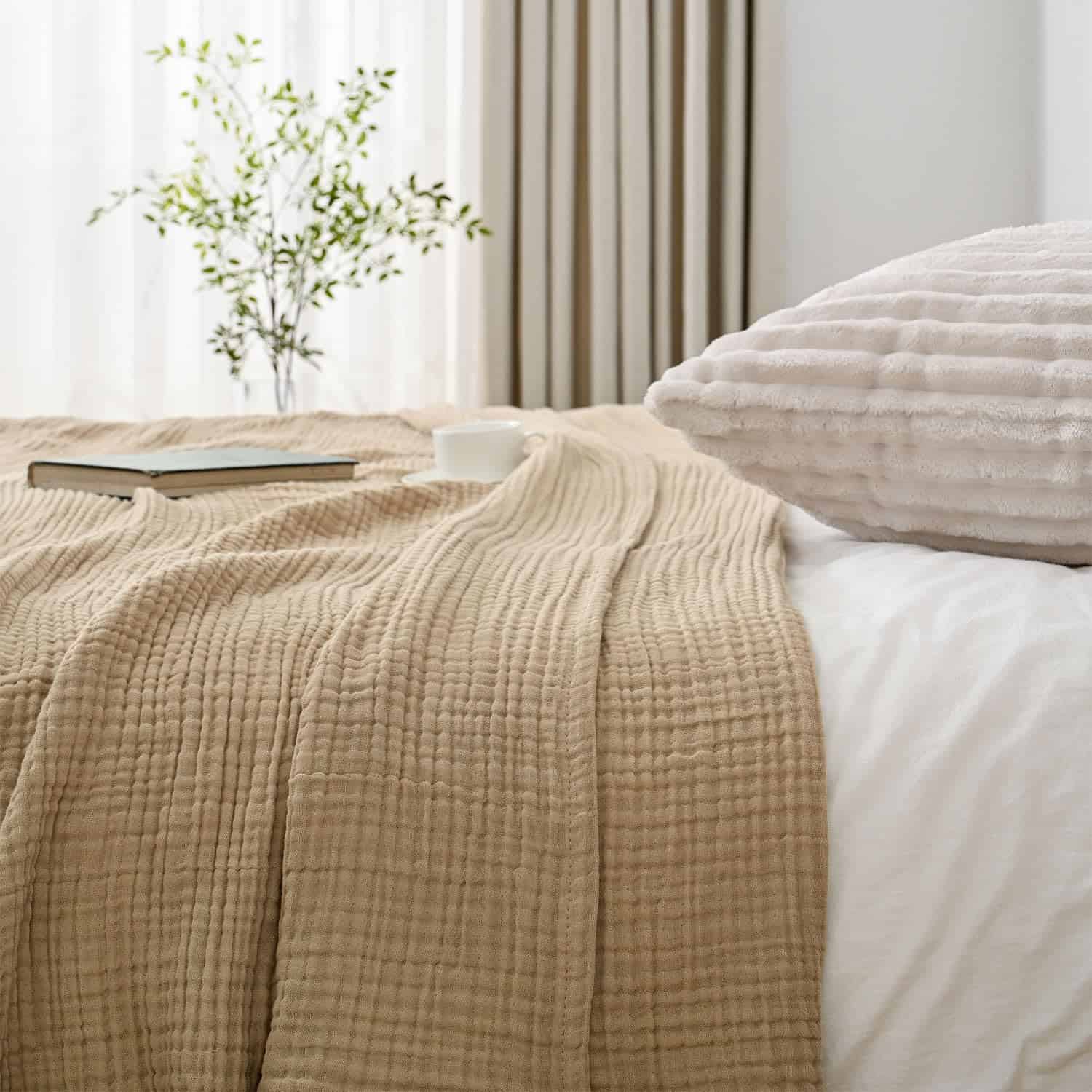 Manta de Muselina Esterra Tamaño Twin Acogedora Cálida - Imagen 5