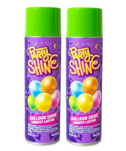 Spray Brillante Para Globos Party Shine, Spray de Silicona