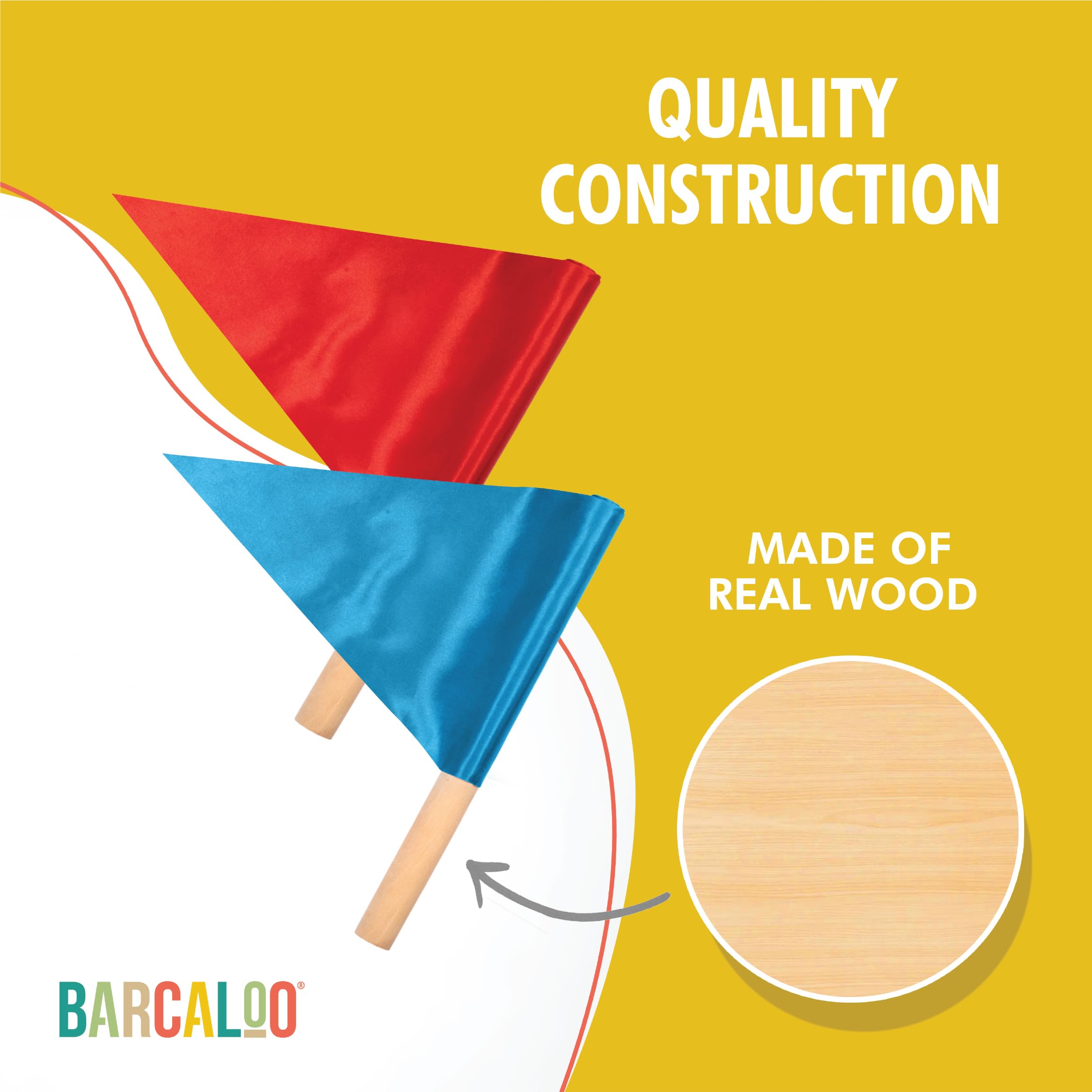 Juego de Captura la Bandera Barcaloo, Set Tradicional de 12 - Imagen 4