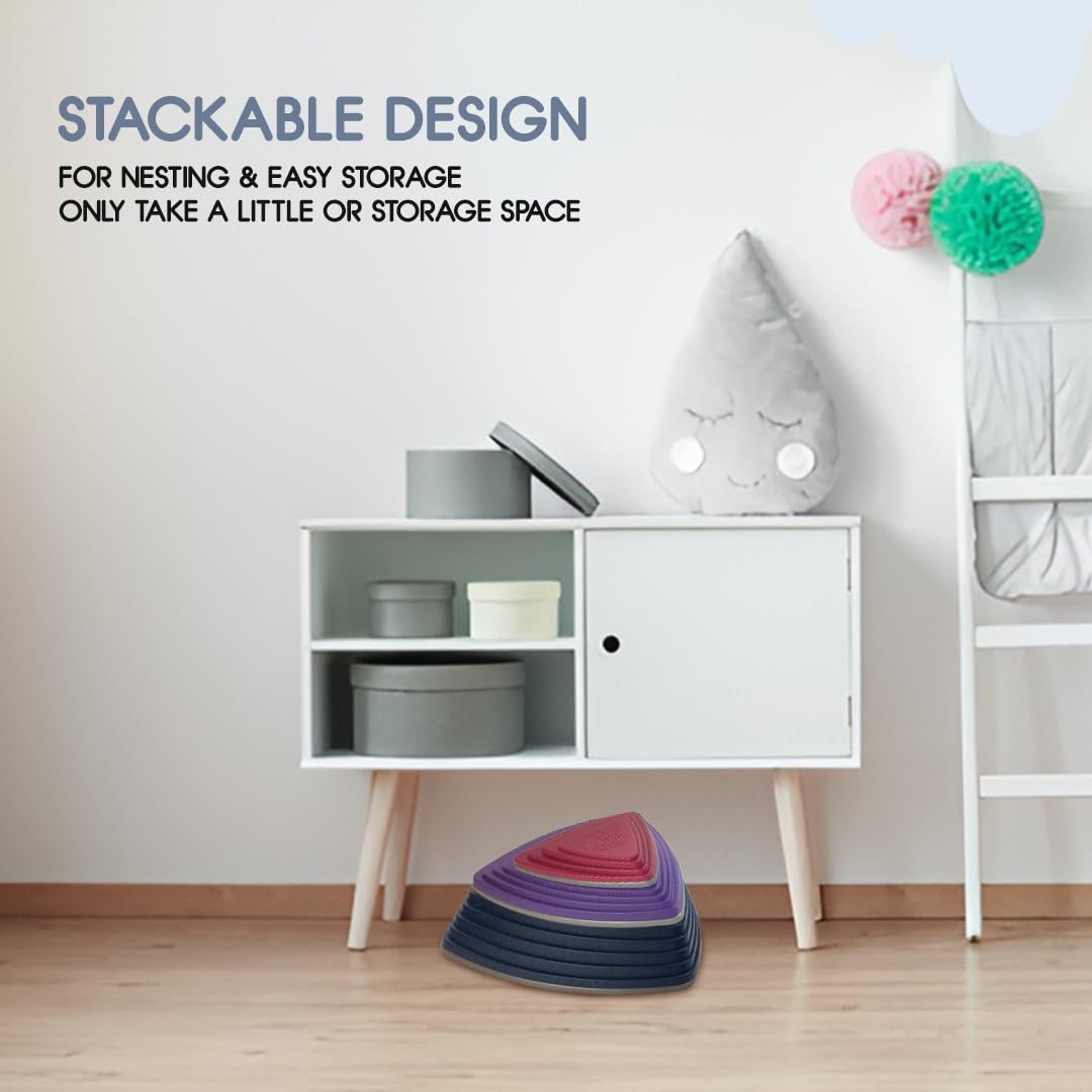 Set de 12 Piedras de Equilibrio para Niños Motherly Haven, - Imagen 8