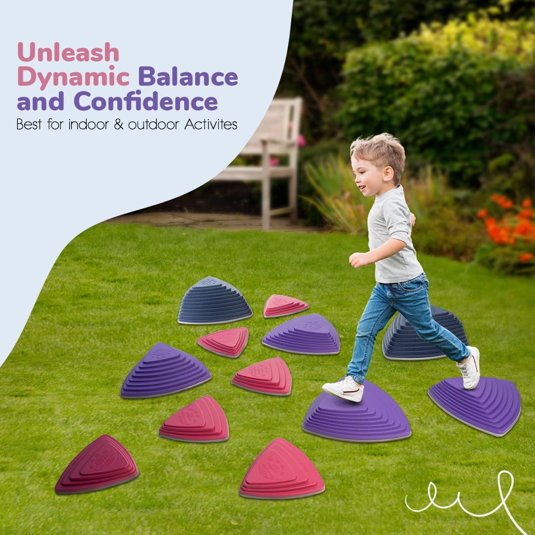 Set de 12 Piedras de Equilibrio para Niños Motherly Haven, - Imagen 3