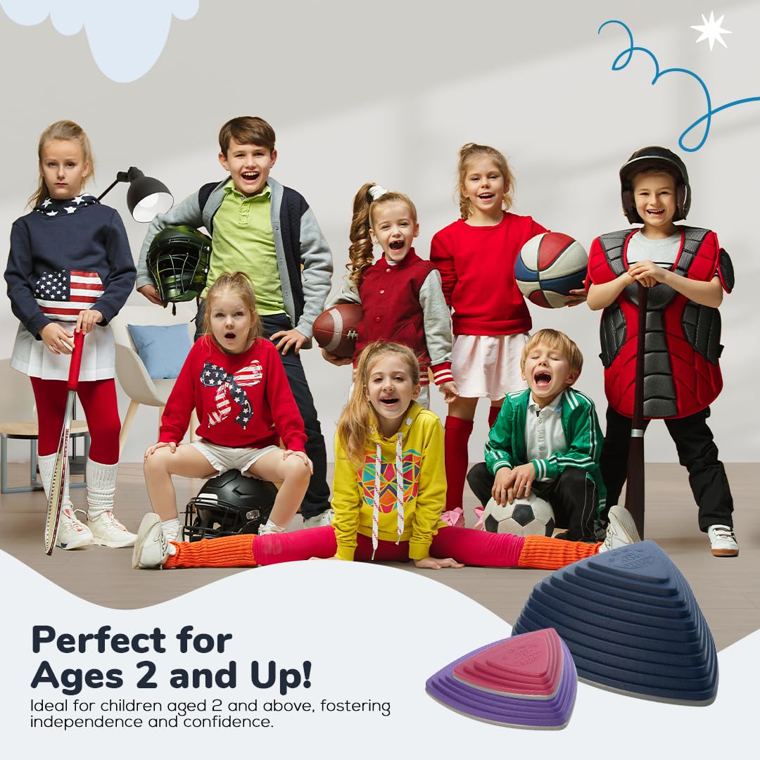 Set de 12 Piedras de Equilibrio para Niños Motherly Haven, - Imagen 6