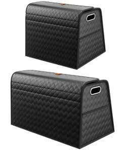 Organizador de Maletero Plegable de Cuero Aiuwo para Auto,