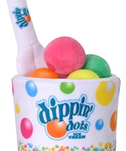 Almohada iscream Dippin' Dots 7.5" x 7" con Cuchara de
