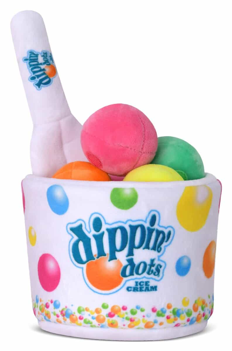Almohada iscream Dippin' Dots 7.5" x 7" con Cuchara de