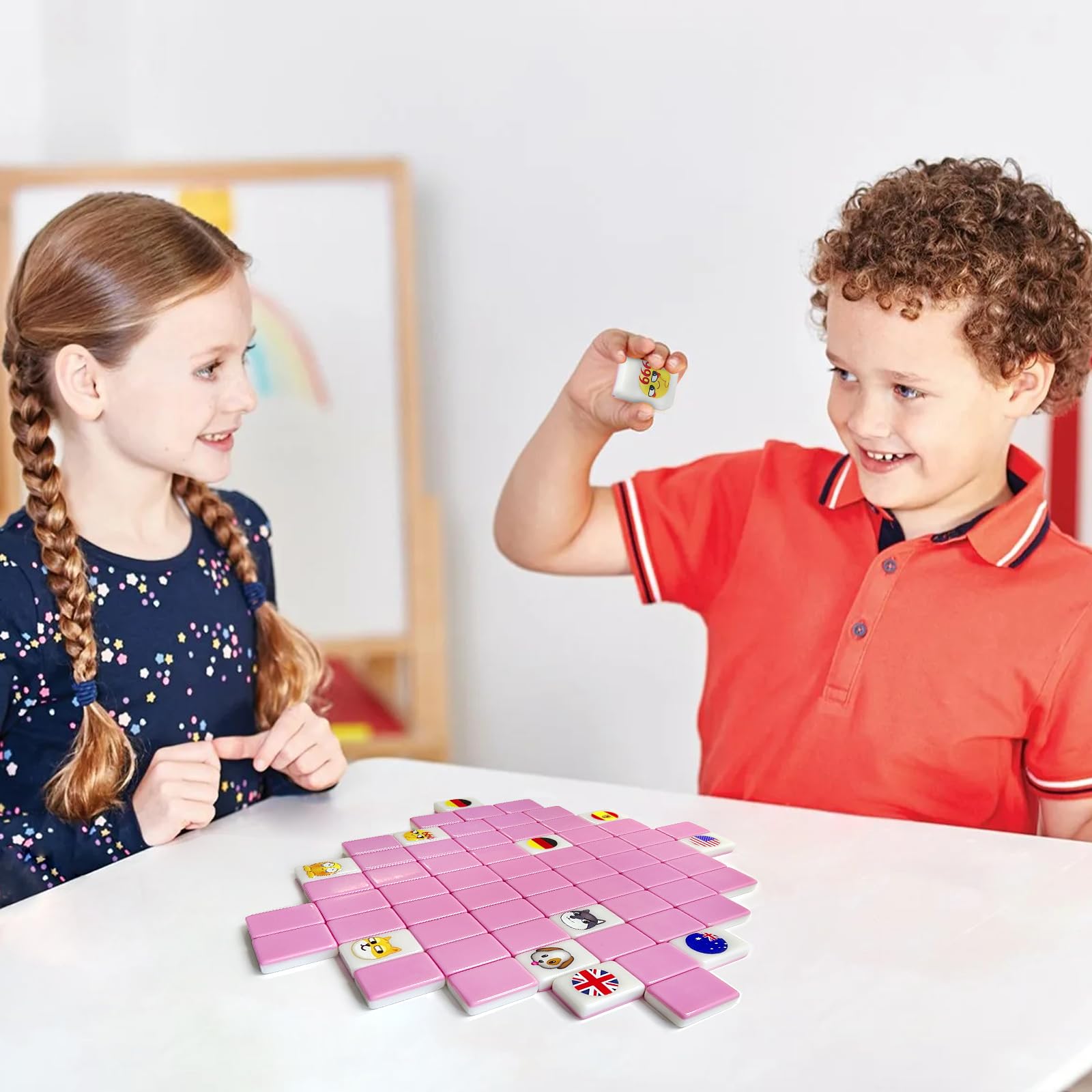 Juego de Bloques Seaside Escape Mahjong con 65 Fichas de - Imagen 7