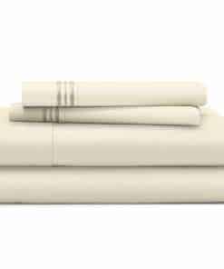 Juego de sábanas Cosy House Collection Everyday -Marfil