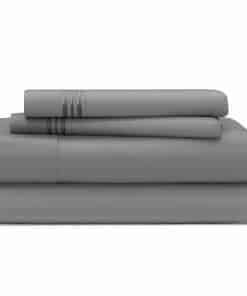 Juego de sábanas Cosy House Collection Everyday -Carbón