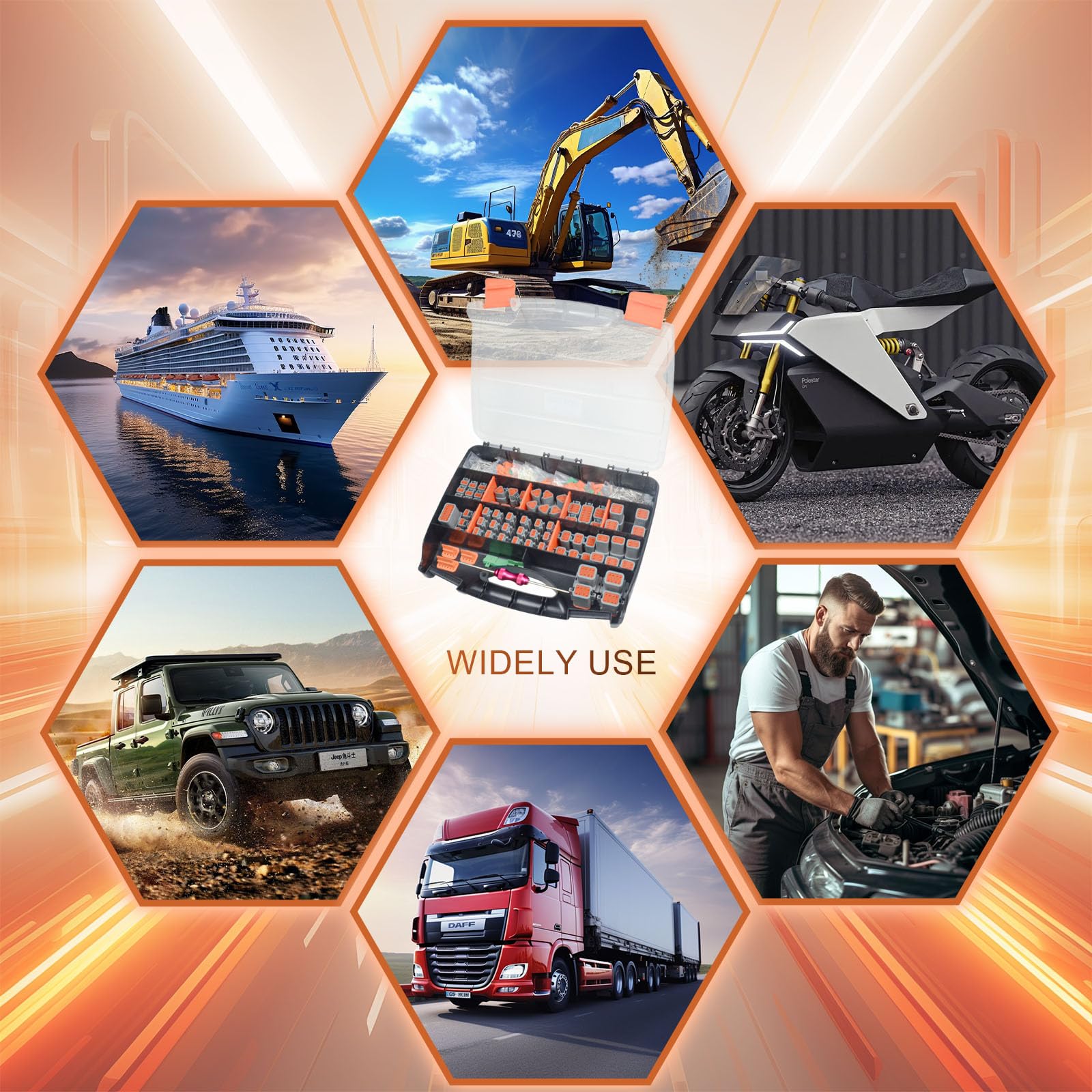 Kit de Conectores Deutsch de 685 PCS, 2 3 4 6 8 12 Pines - Imagen 7