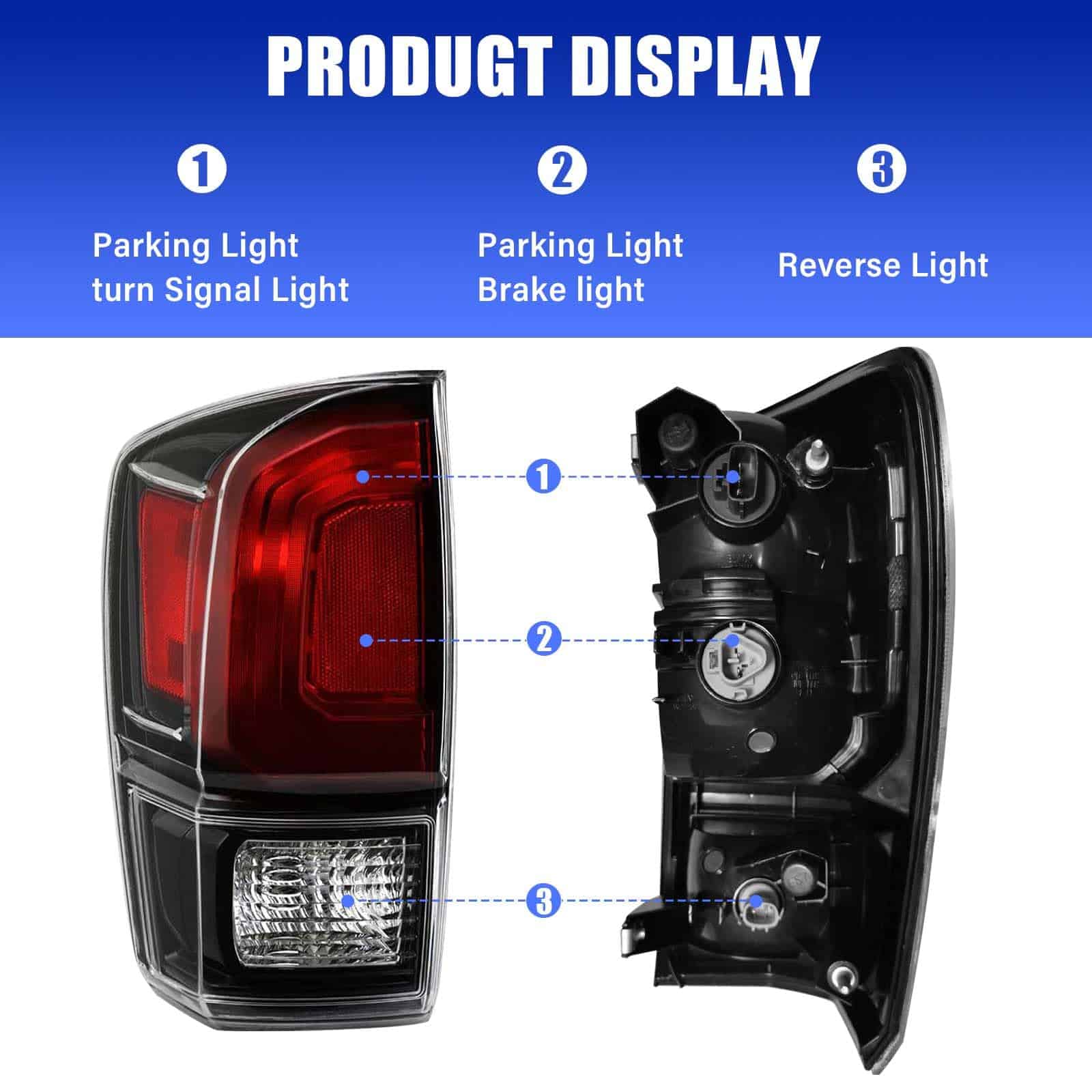 Ensamblaje de Luz Trasera Compatible para -Rojo - Imagen 4