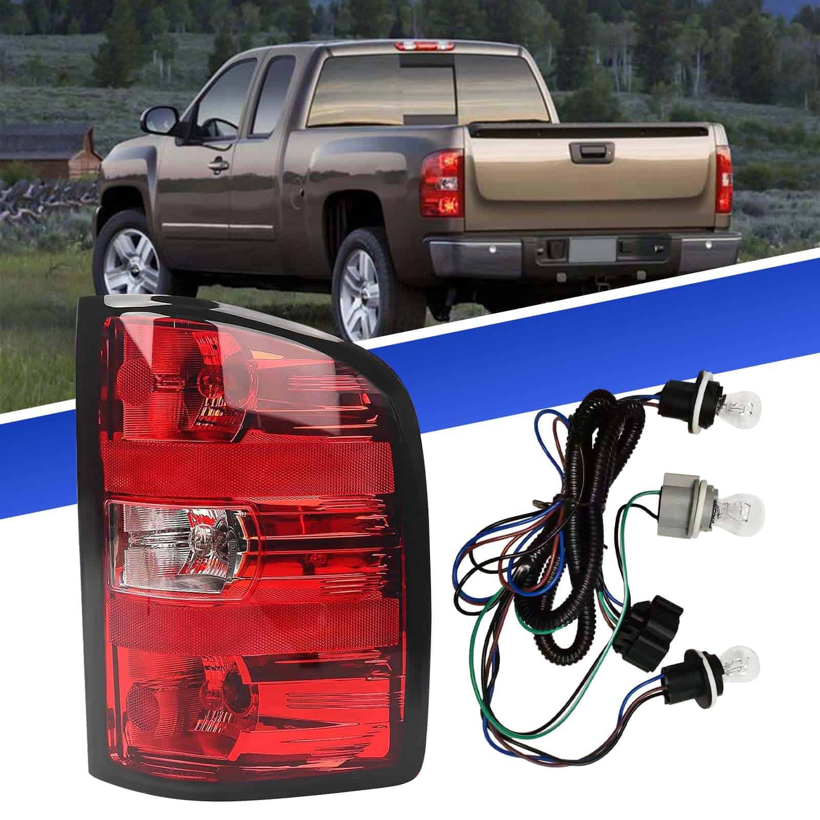CZJCGD GCGD Conjunto de luces traseras compatible con Chevy