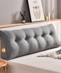 Almohada de cabecera Gujuja Soft Triangular Fill Long