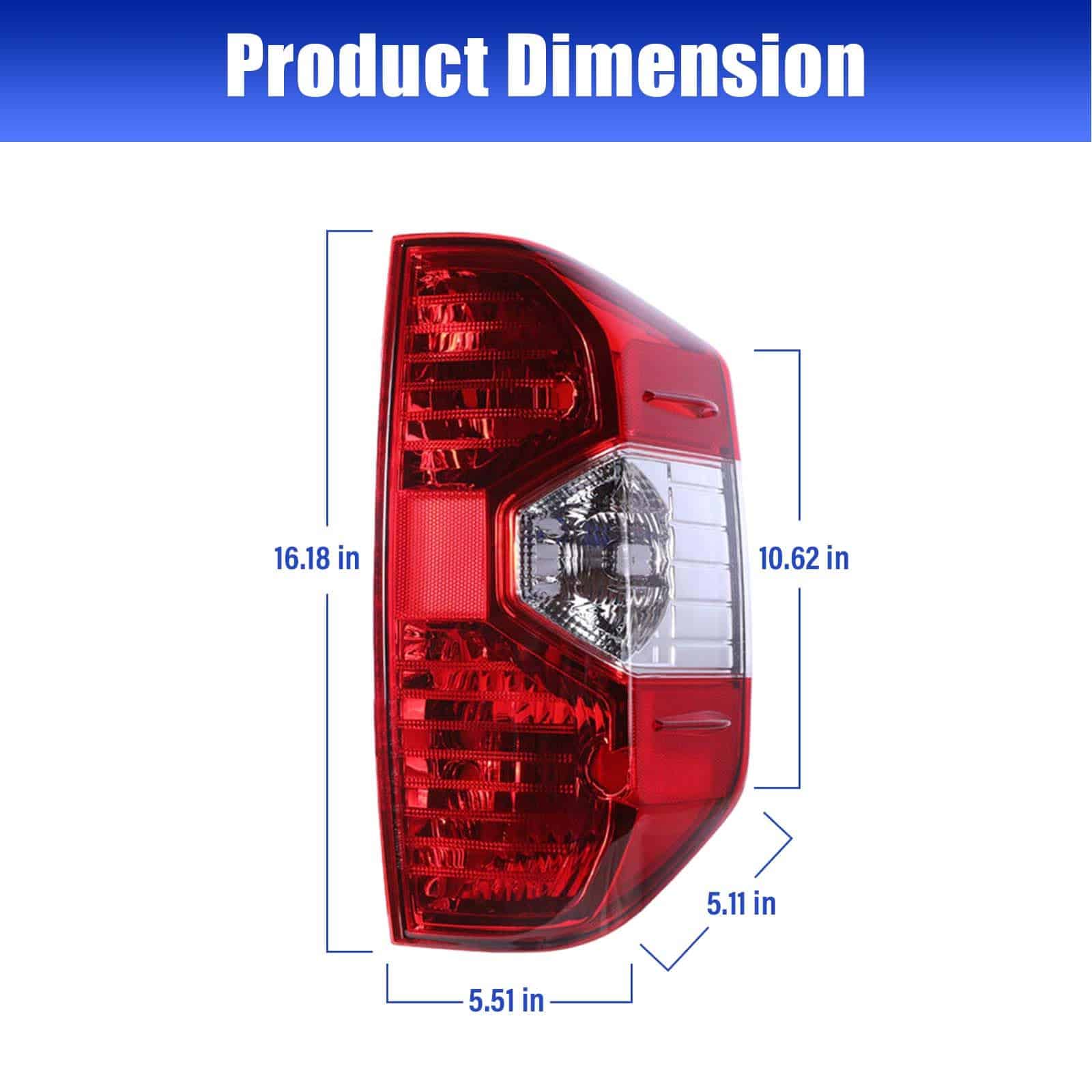 Ensamblaje de Luz Trasera Compatible con Toyota Tundra - Imagen 3