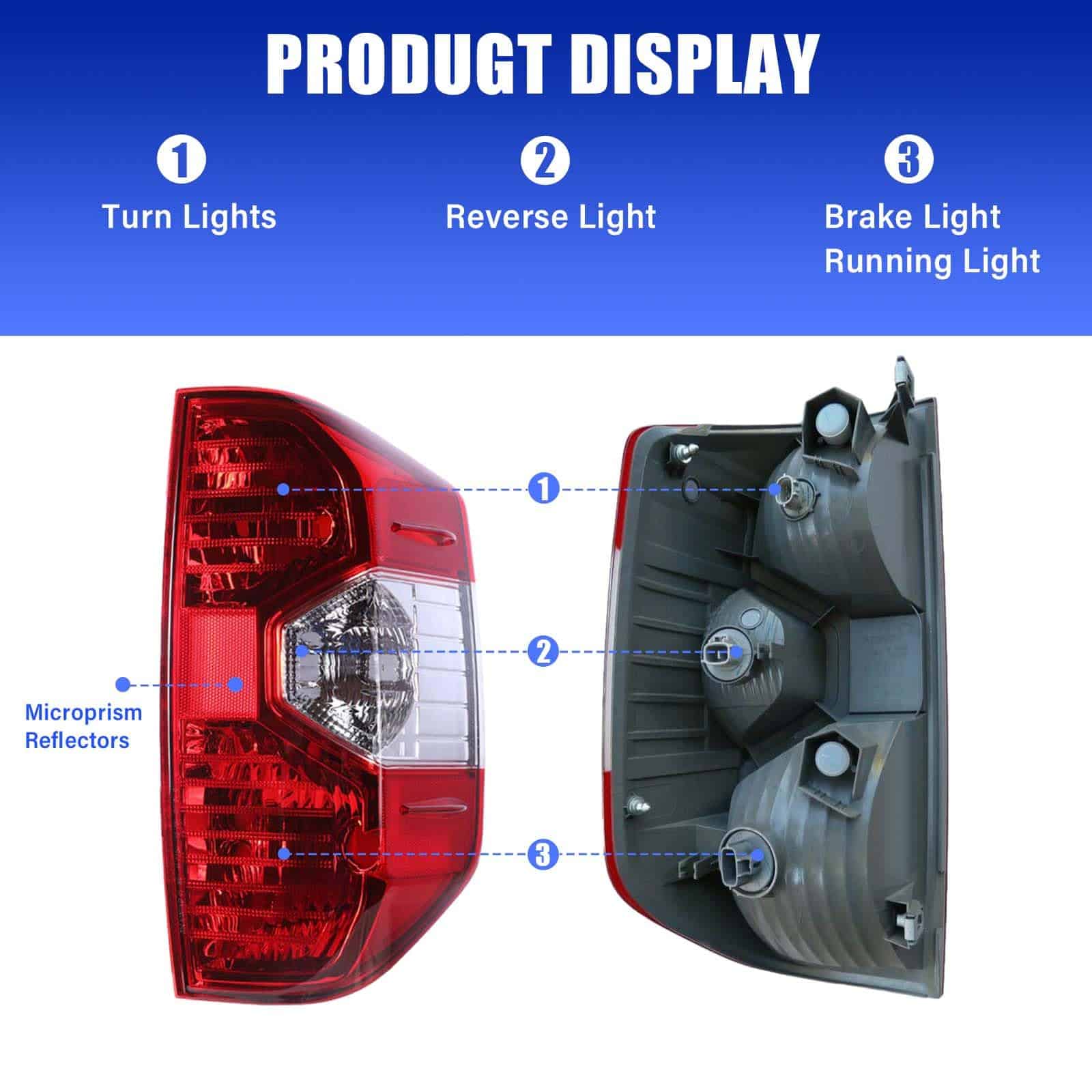 Ensamblaje de Luz Trasera Compatible con Toyota Tundra - Imagen 4