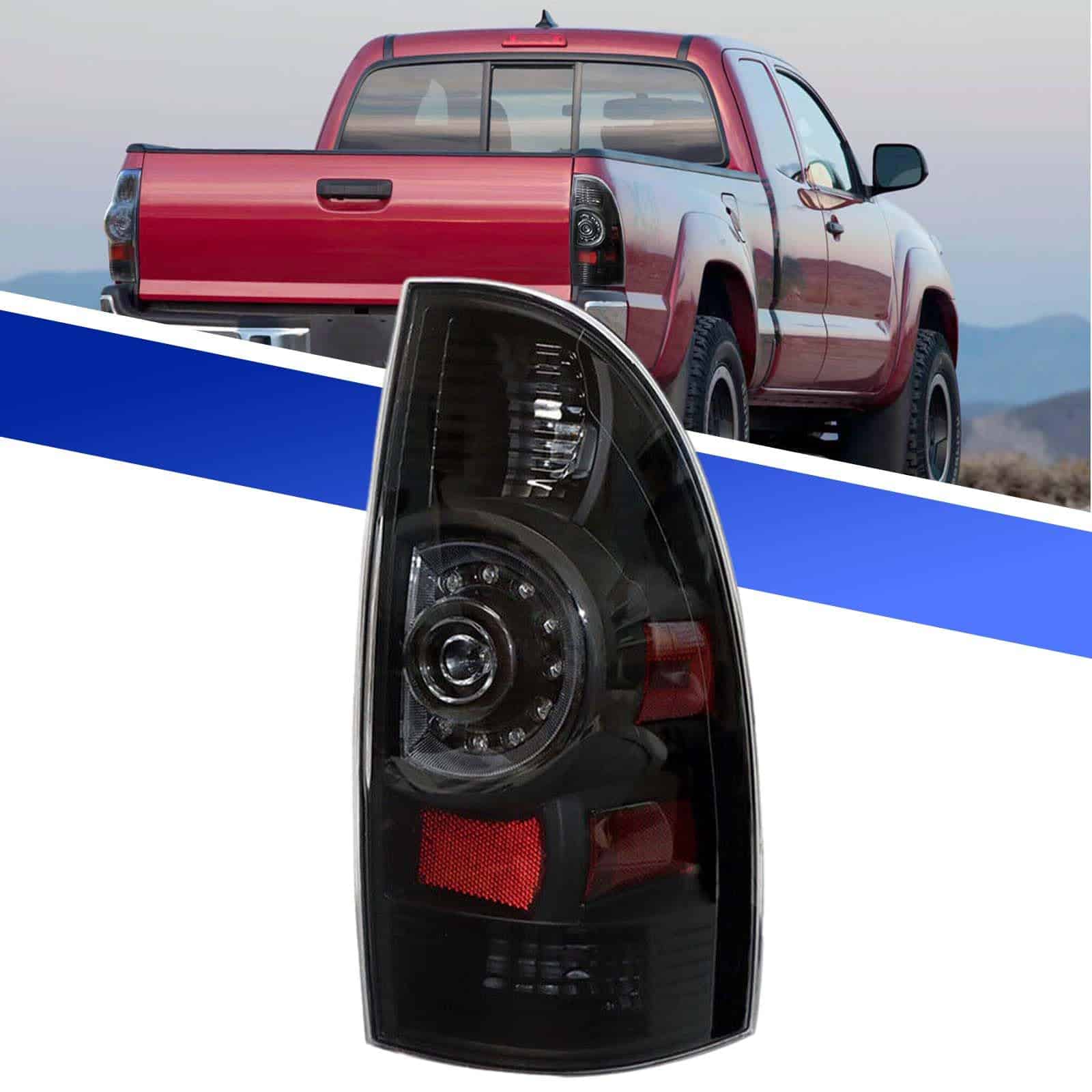 Ensamblaje de luz trasera compatible para -Rojo