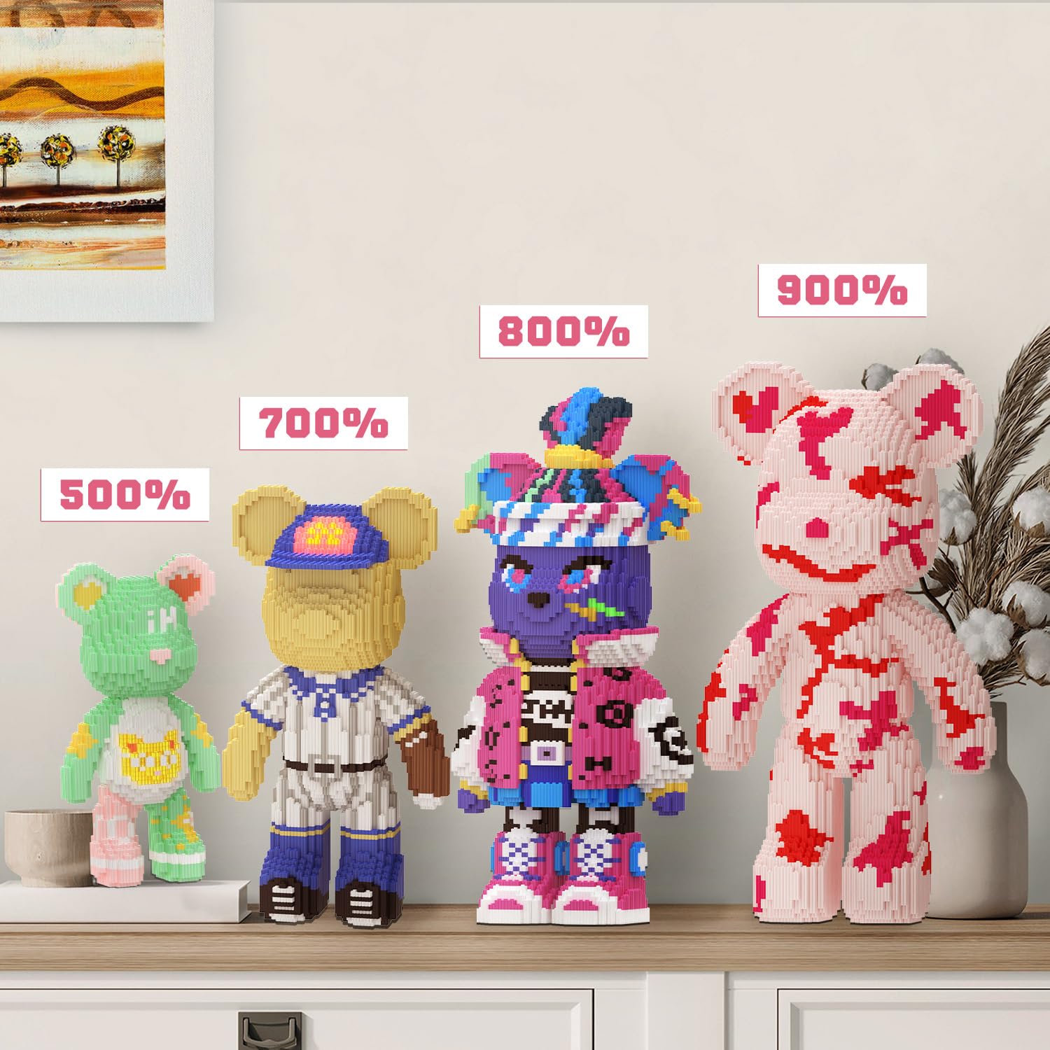 Bloques de Construcción MEIGESI Bear (4500PCS) | Modelo de - Imagen 8